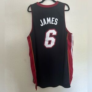Authentic Lebron James Heat Jersey